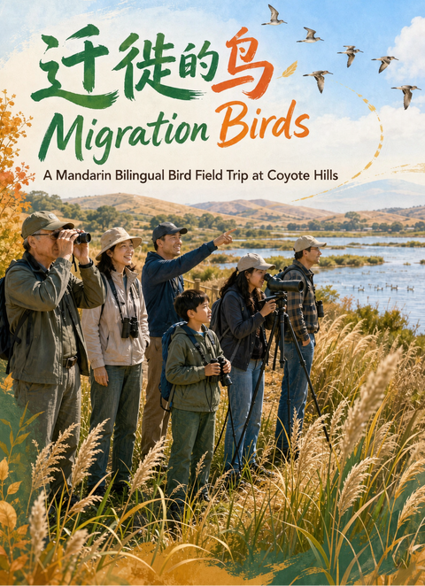 Fall Migration at Coyote Hills: A Bilingual Birding Field Trip in Fremont